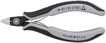 Прецизионные Бокорезы для электроники KNIPEX 79 42 125 Z ESD KN-7942125ZESD
