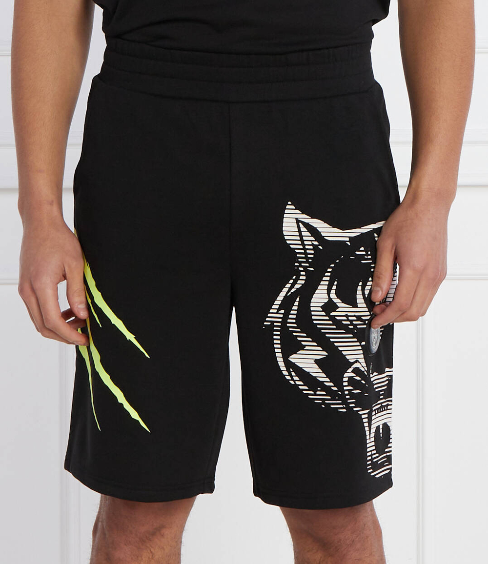 Шорты Tiger Line Plein Sport - черный(MJT2268 SJO001N)