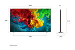 85-дюймовый умный телевизор LG 85QNED83B6A QNED evo AI Mini LED