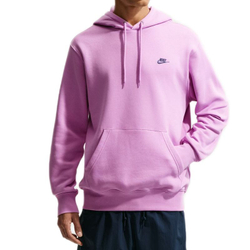 Мужская теннисная кофта Nike Club Fleece Pullover - light magenta/white
