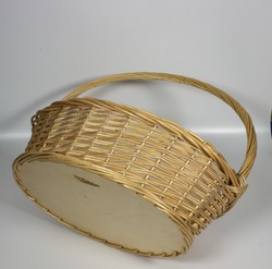 Корзинка овальная подарочная, арт. NO430, 43х30х13 см, высота с ручкой 37 см
