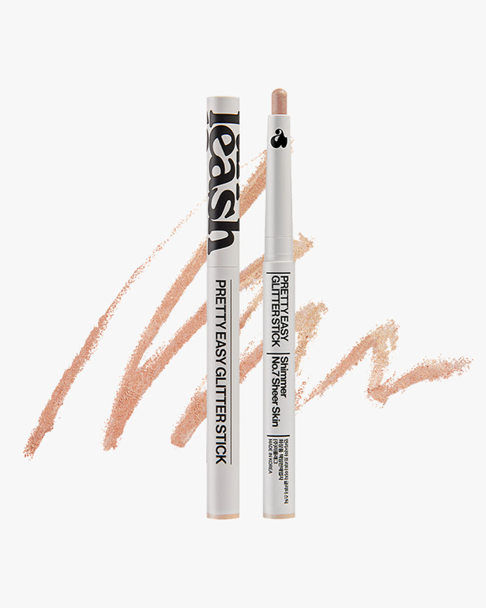 Сияющие тени для век в карандаше Unleashia Pretty Easy Glitter Stick - N°7 Sheer Skin