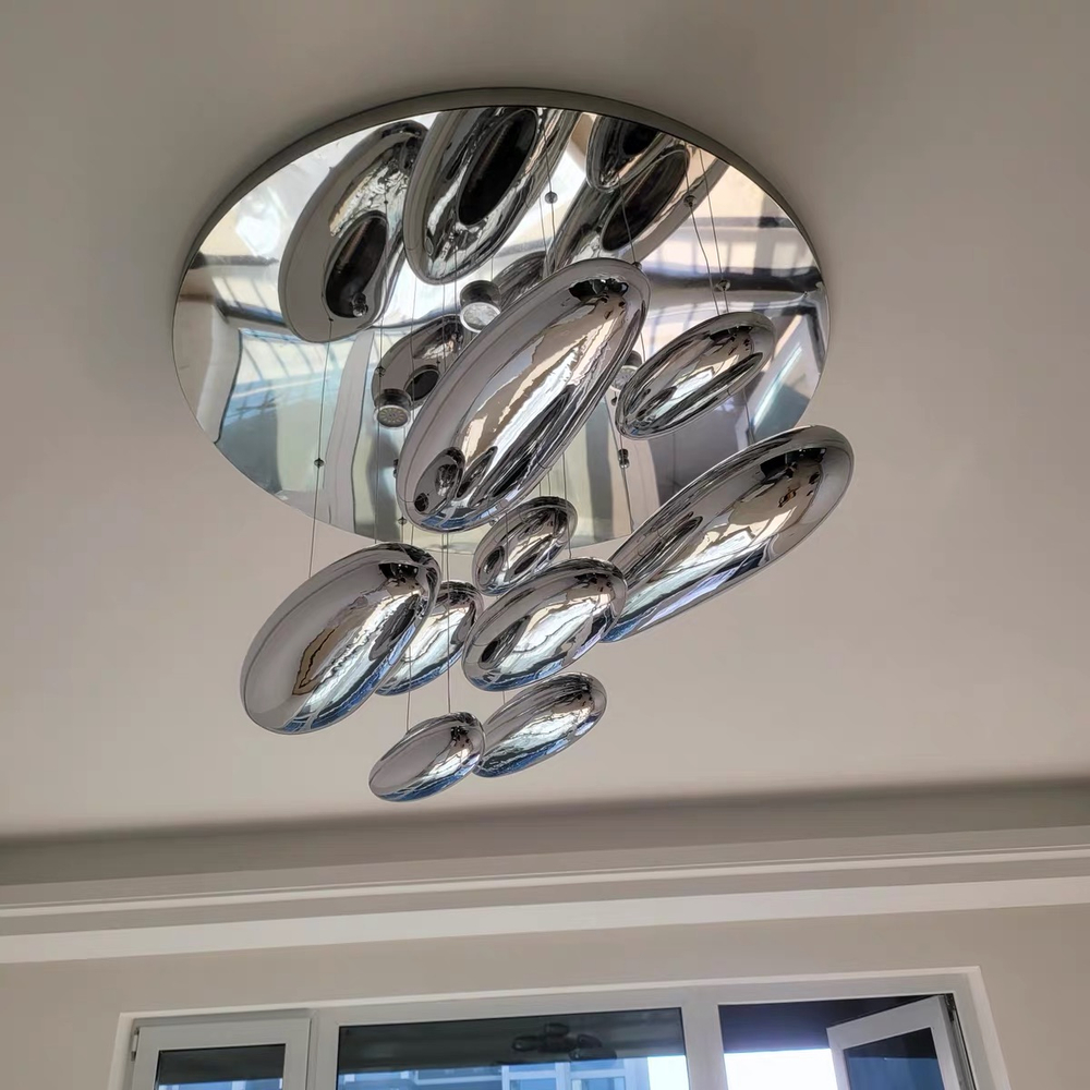 Ceiling design lamp Mercury by Artemide (8 lampshades)