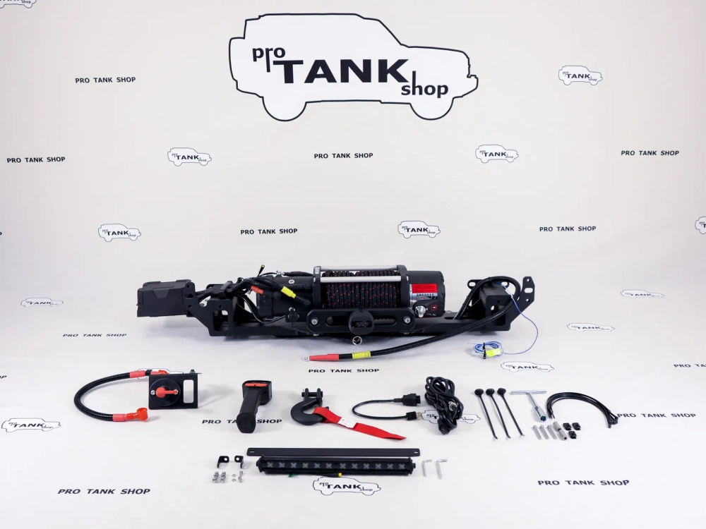 Комплект лебедки T-Max 10000lbs с кронштейном крепления для TANK 300