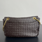 Женская сумка Bottega Veneta Madison — тёмно-коричневая, 27 см — фото 2