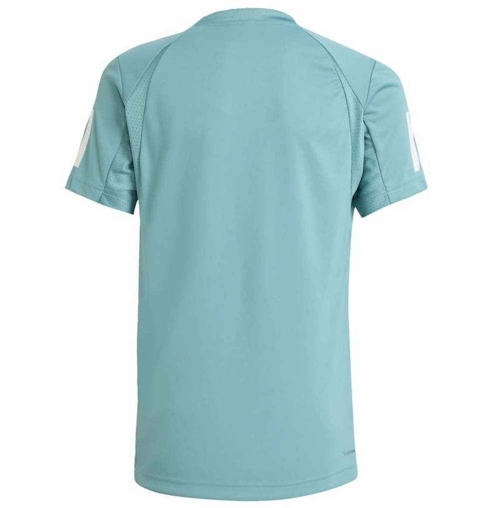 Футболка для мальчика теннисная Adidas Club Tennis 3-Stripes - powder teal