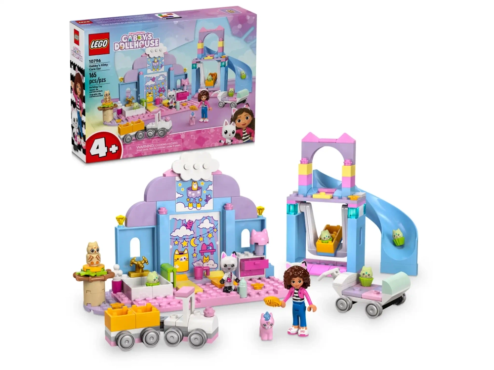 Конструктор LEGO Gabby's Dollhouse 10796 Площадка для ухода за котенком Габби