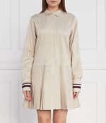 Платье GLOBAL STP SHORT LS Tommy Hilfiger - бежевый(WW0WW39029)