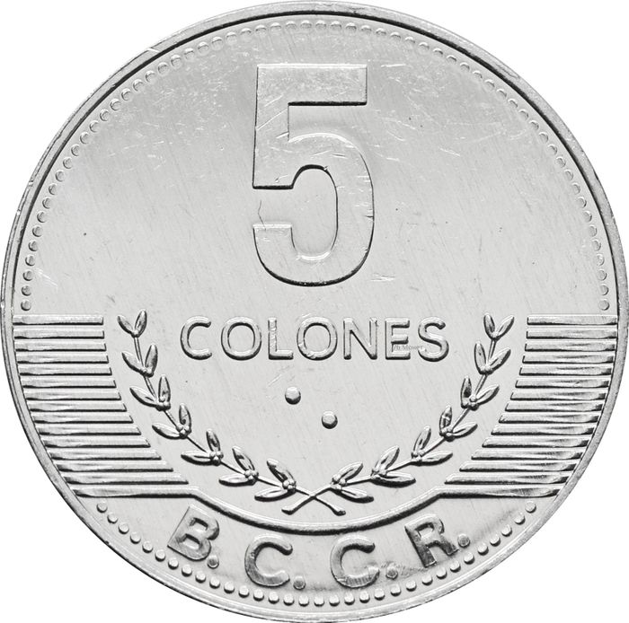 5 колонов 2016 Коста-Рика