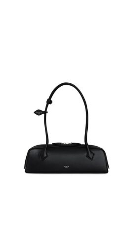 ALAÏA СУМКА LE TECKEL ИЗ КОЗЬЕЙ КОЖИ, ЧЕРНЫЙ