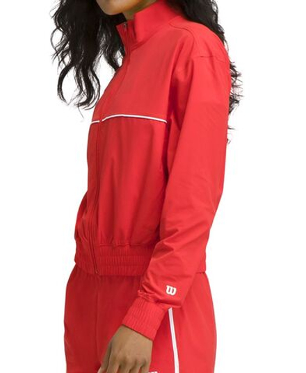 Женская теннисная куртка Wilson Team Warm-Up - infrared