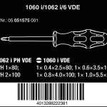 Набор отвёрток Kraftform VDE, 6 предметов WERA 05051575001