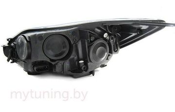 Передние фары Ford Fokus 3 tube lights chrome