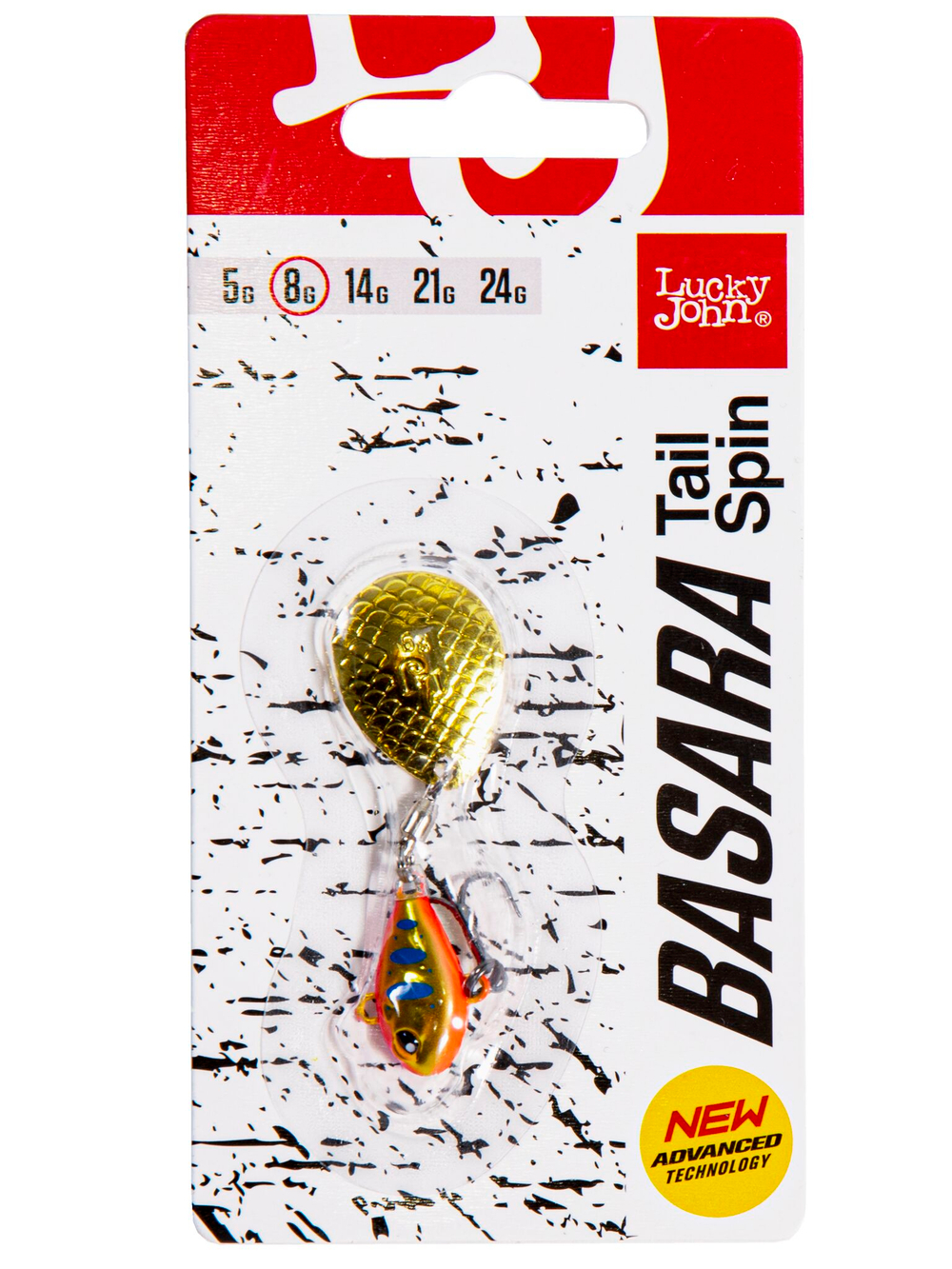 Тейл-спиннер Lucky John BASARA TAIL SPIN 8г, цвет 016
