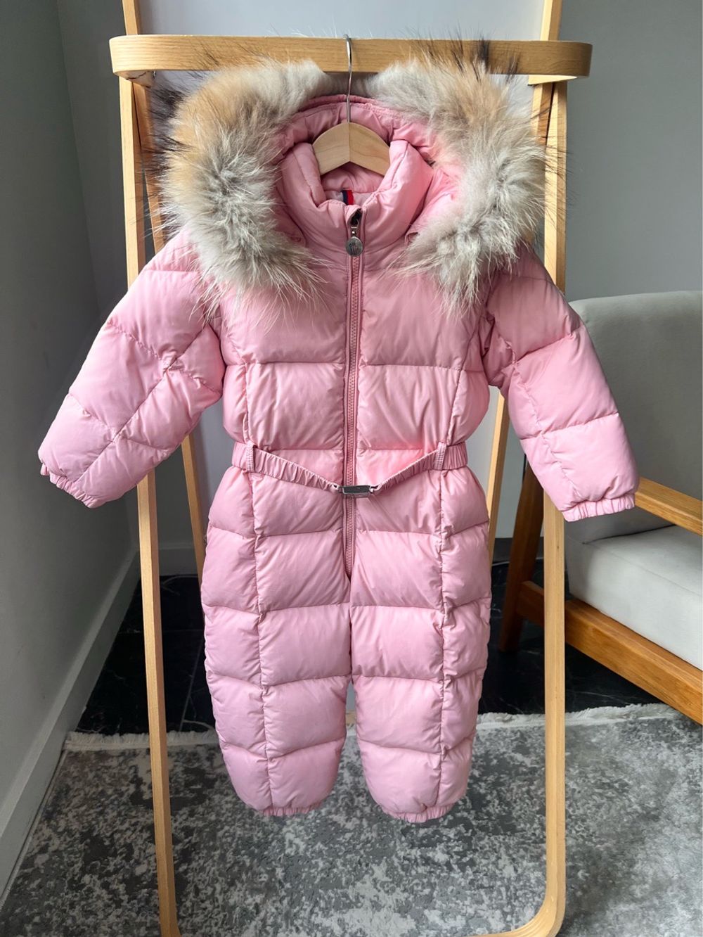 Пуховый комбинезон Moncler, 86-92 оригинал