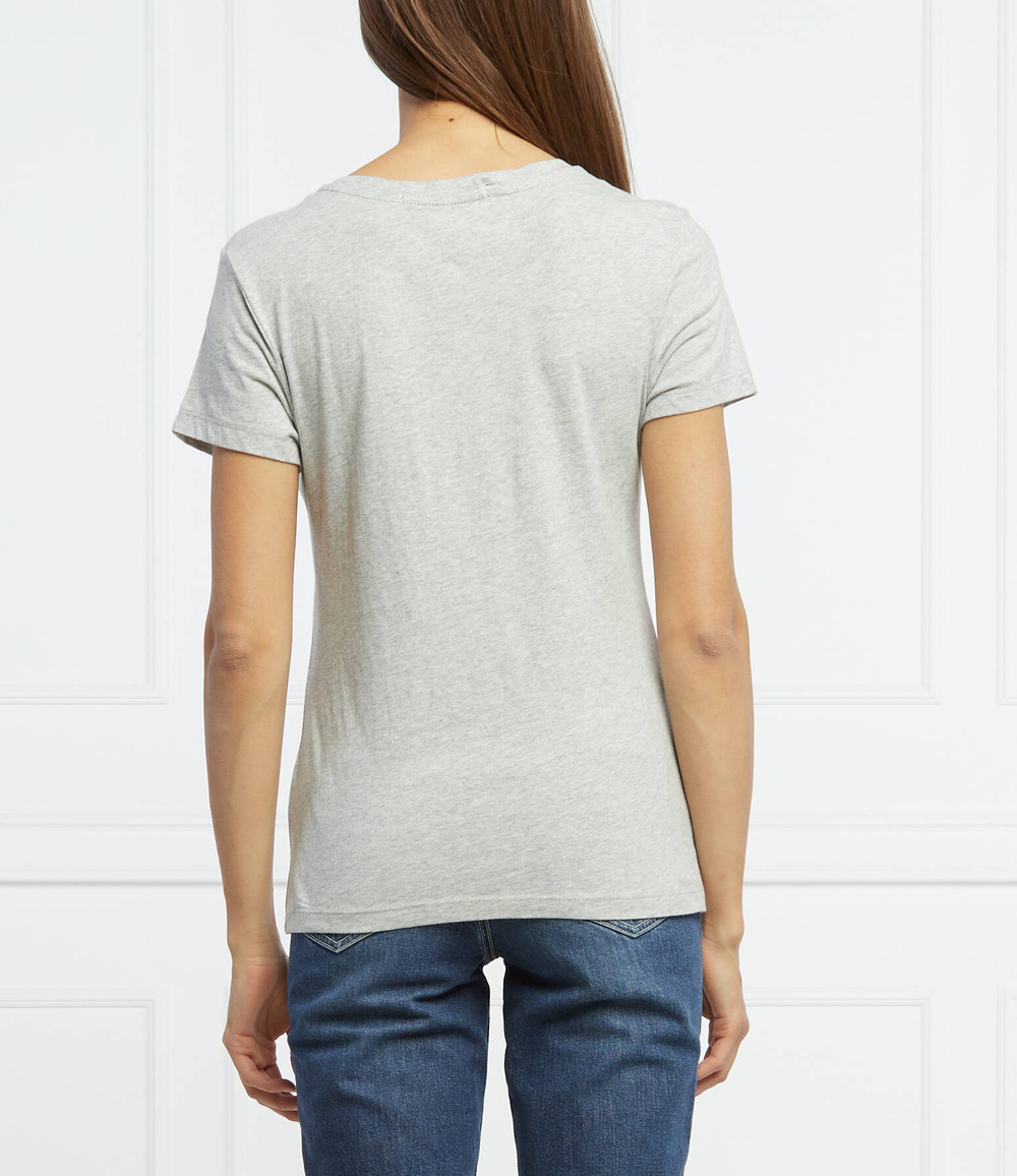 футболка core institutional CALVIN KLEIN JEANS - пепельный(J20J207879)
