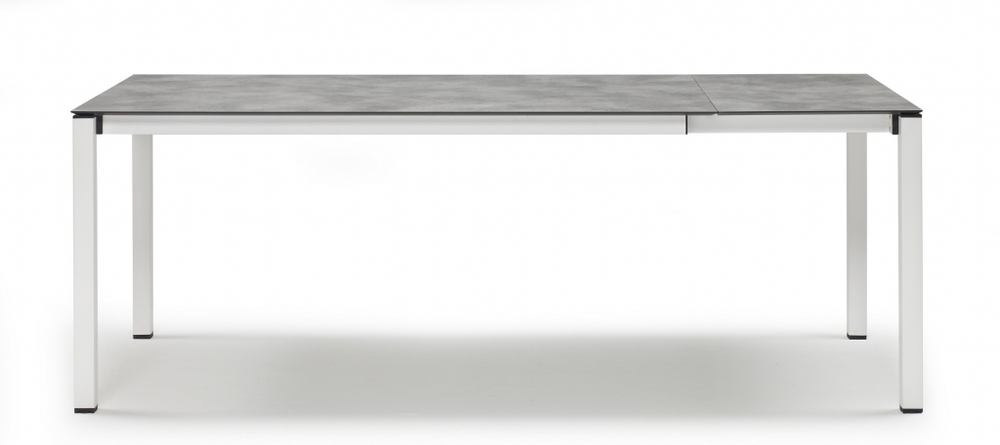 Стол ламинированный раздвижной Scab Design Pranzo Extendable, белый, цементный