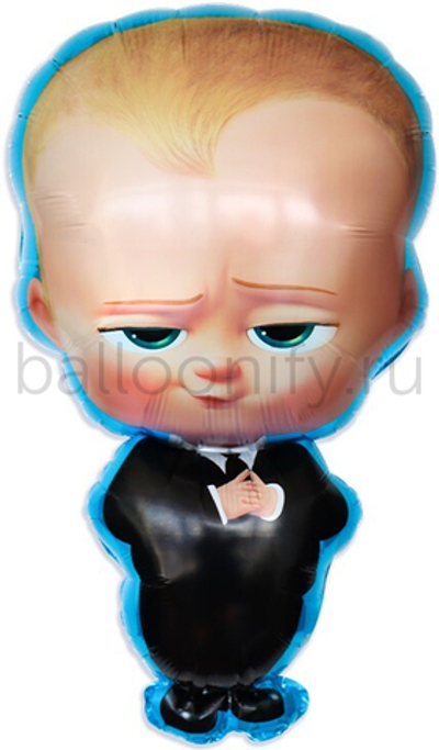 Шар (24''/61 см) Фигура, Малыш Босс Молокосос, 1 шт. в уп.