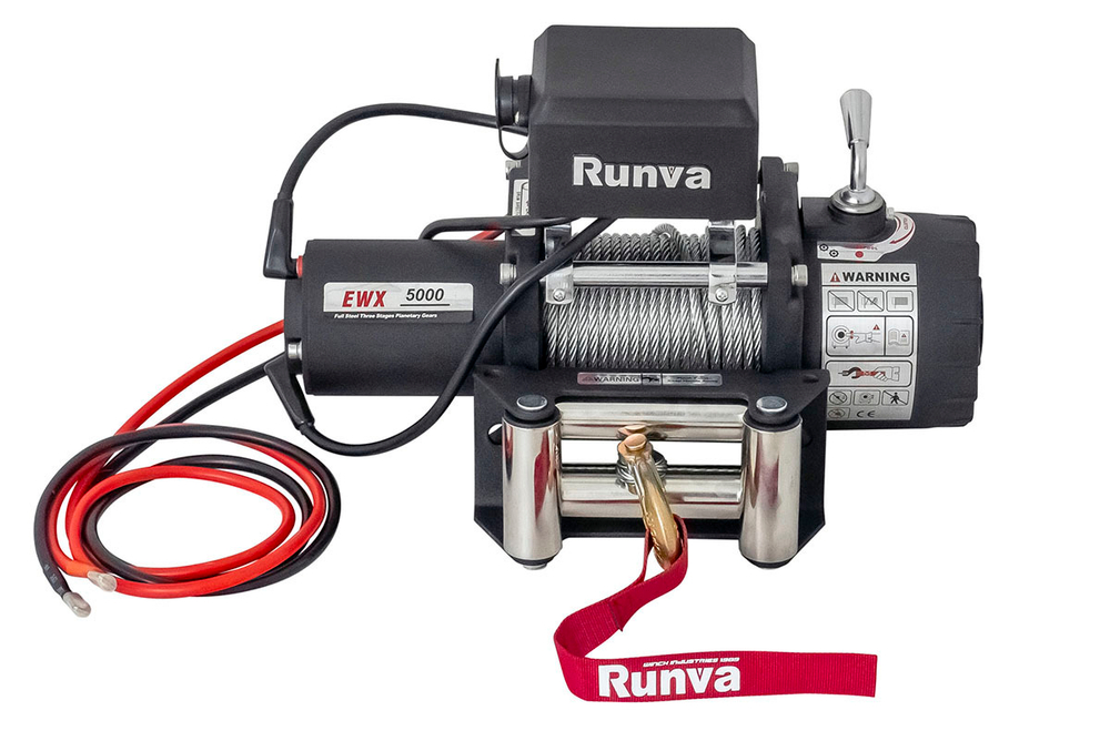 Лебёдка автомобильная электрическая 12V Runva 5000 lbs 2268 кг
