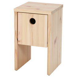 IKEA PS 2026  (ИКЕА ПС 2026)  -  Тумба прикроватная - сосна с откидной дверцей 30х30х50 см
