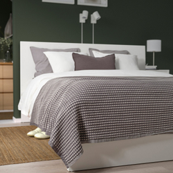 IKEA PELARTUJA  (ИКЕА ПЕЛАРТУЙА)  -  Покрывало - тёмно-серый/светло-серый 150x250 см
