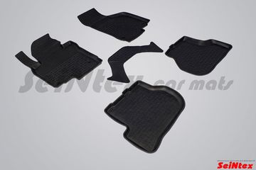 Резиновые коврики в салон Seat Leon II (2005-2012) "Высокий борт"
