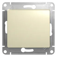 Выключатель кнопочный одноклавишный Systeme Electric Glossa Бежевый GSL000215