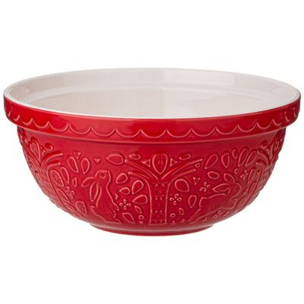 САЛАТНИК ДЛЯ СМЕШИВАНИЯ И СЕРВИРОВКИ LEFARD "KITCHEN PASSION" 20,50 СМ КРАСНАЯ (КОР=8ШТ.)