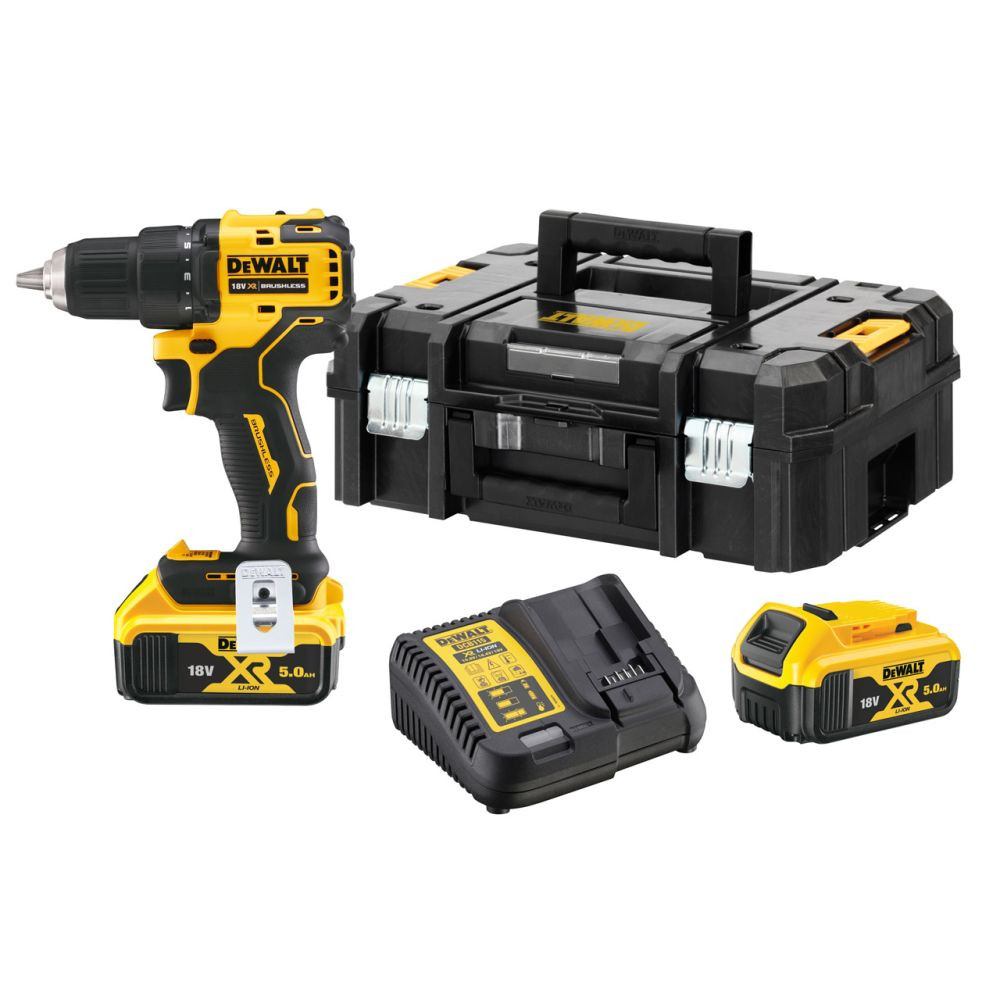 Аккумуляторная дрель-шуруповерт DeWalt DCD708P2T