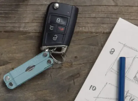 Мультитул-брелок Leatherman Мод. MICRA ARCTIC (10 инструментов)(6,5см)(51г.)