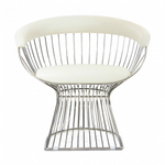 кресло platner lounge (кожа) (by Steel Arts)