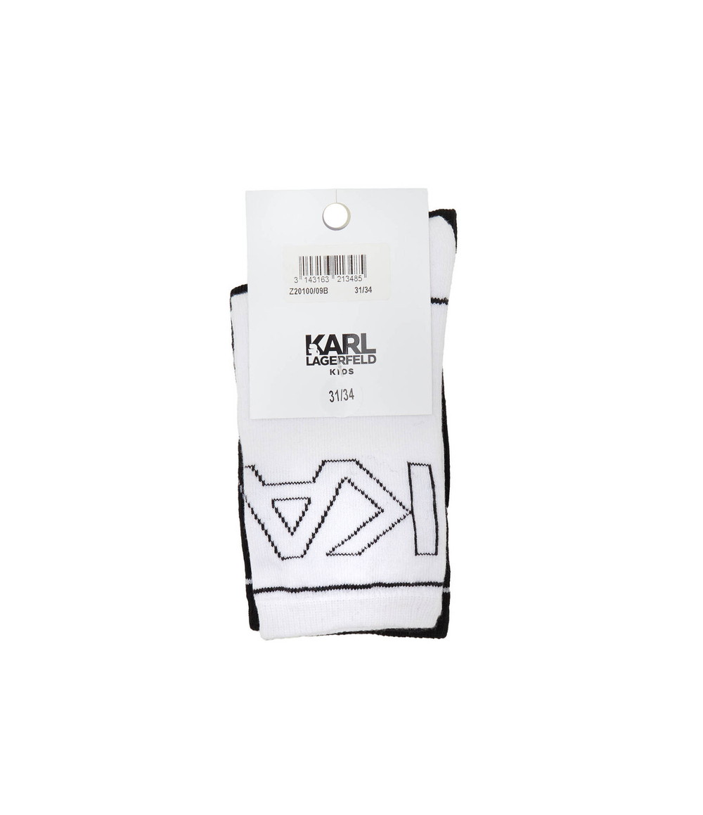 Носки 2 пары Karl Lagerfeld Kids - черный(Z20100)