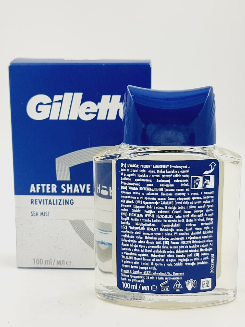 Gillette  лосьон после бритья Series Sea Mist, восстанавливающий с экстрактом камелии, 100 мл (Германия)