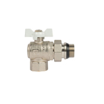 Кран шаровый со сгоном угловой 3/4" американка HLV