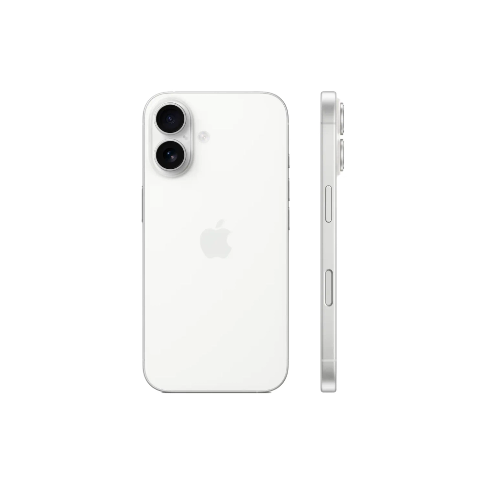 Смартфон Apple iPhone 16 128GB, Dual Sim, White (Белый)