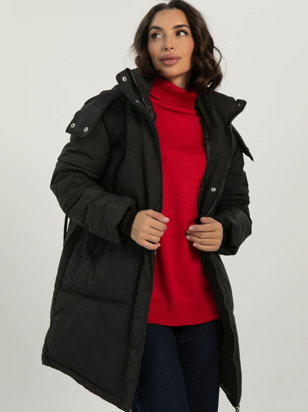 Куртка Алиса (черная) Б16578-4М LT Collection