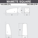Уличный настенный светильник Fumagalli MAMETE 1A3.000.000.AXZ1L