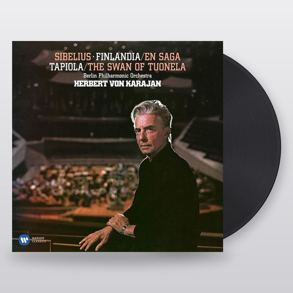 Jean Sibelius, Berliner Philharmoniker, Herbert von Karajan — Sibelius : Famous Tone Poems (LP)