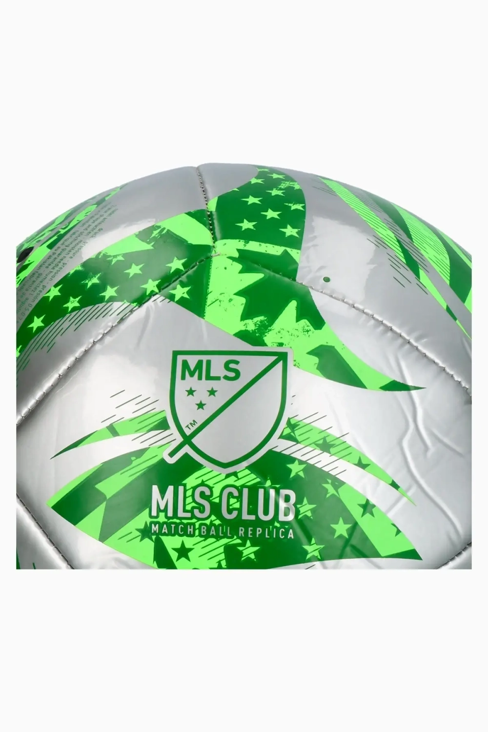 Футбольный мяч adidas MLS 2025 Club размер 3 - серебряный