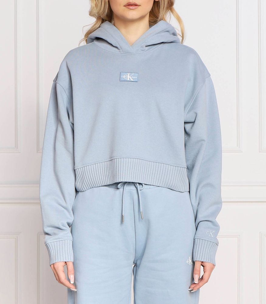 Худи CALVIN KLEIN JEANS - голубой(J20J220438) Худи CALVIN KLEIN JEANS - голубой(J20J220438)