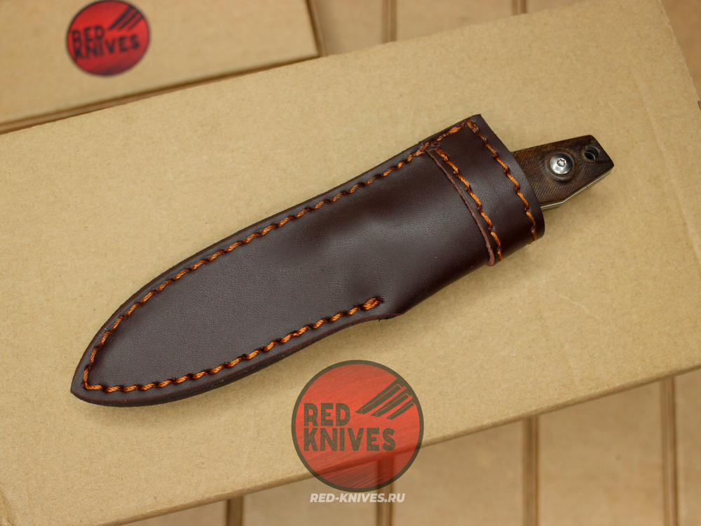 Нож Lion Steel M1 - рукоять дерево, ножны кожа
