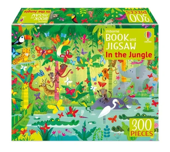 Book and Jigsaw In the Jungle