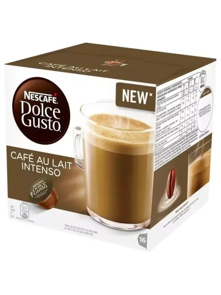 Кофе Nescafe Dolce Gusto Au Lait Intenso 16 шт x 3 уп