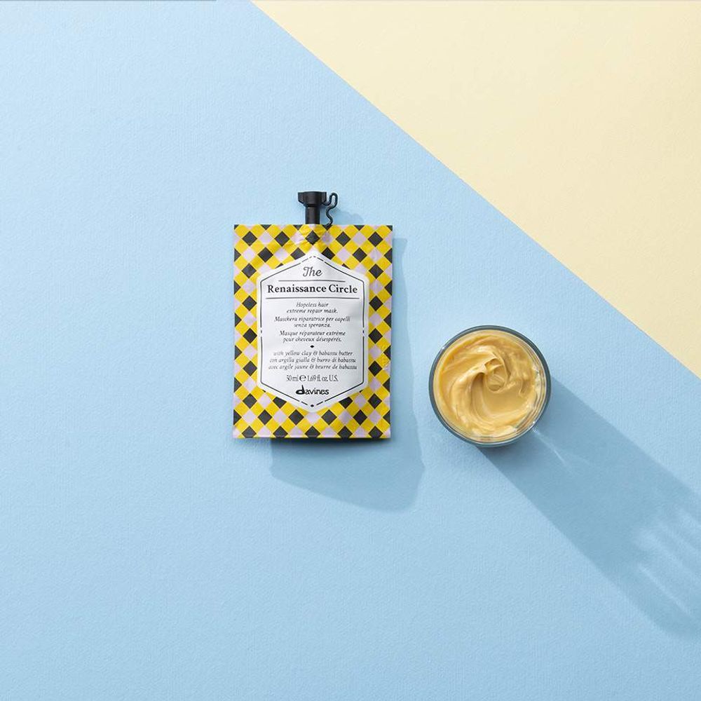 Davines The Renaissance Circle 50 ml— маска «Экстрим-восстановление» для сильно поврежденных волос