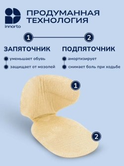 Уменьшитель размера обуви - пяткоудерживатель запяточник