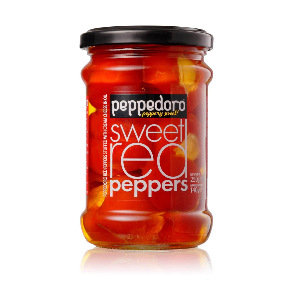 Перец фаршированный сыром PEPPERODORO 250г, Греция