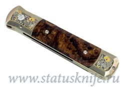 Нож Pro-tech Godfather Ultimate Custom Knife Titanium / Desert Ironwoodфотография - 8