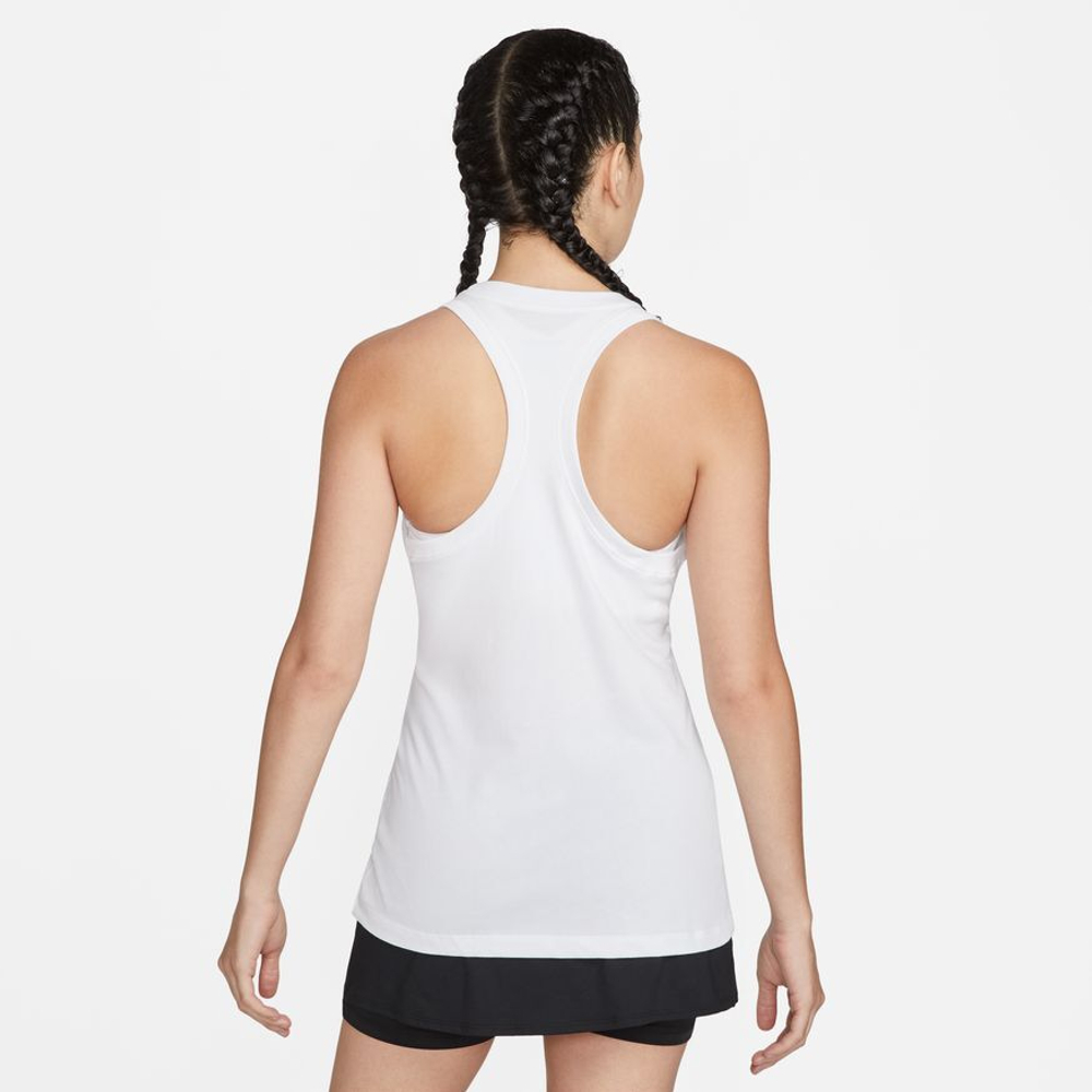 Женский топ теннисный Nike Court Dri-Fit Tank W - белый