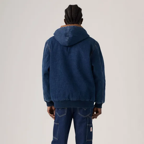 Куртка джинсовая утепленная мужская LEVI'S POTRERO DENIM HOODY