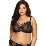 Бюстгальтер Rachel с чашками plus size (Размер: 105D) (Цвет: черный)